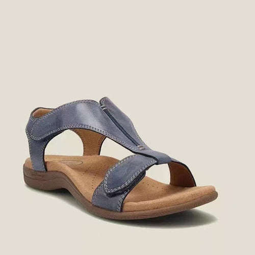 Comfortable flip-flops for women with adjustable straps and an anatomical sole Amarae