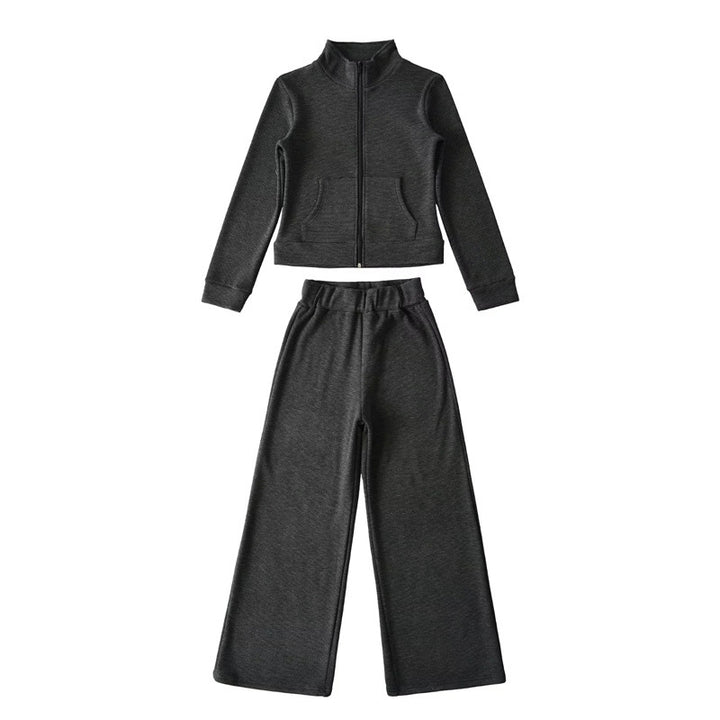 Leisure set for women with high collar and wide pants Lune London