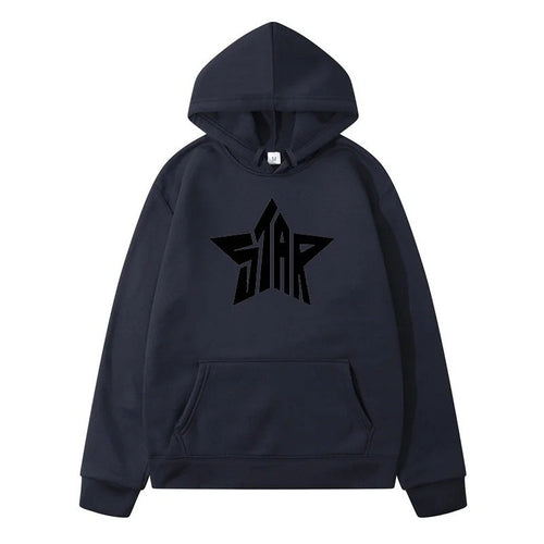 Women's hoodie with stylish star motif Chic & Stil