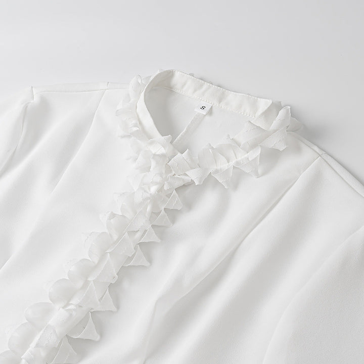 Blouse élégante pour femmes avec détails volants Chic & Stil