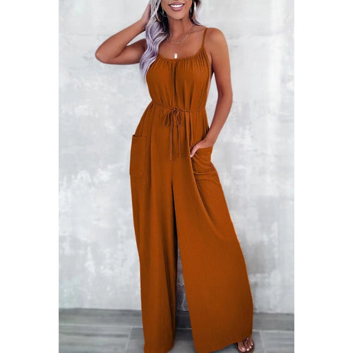 Ladies backless wide-leg jumpsuit Amarae
