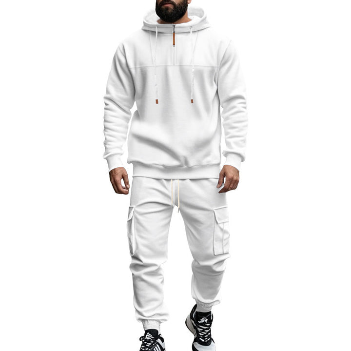 Men's sports set with high collar and practical pockets Lune London