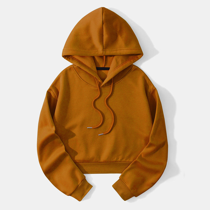 Amarae Casual Cropped Hoodie for Women
