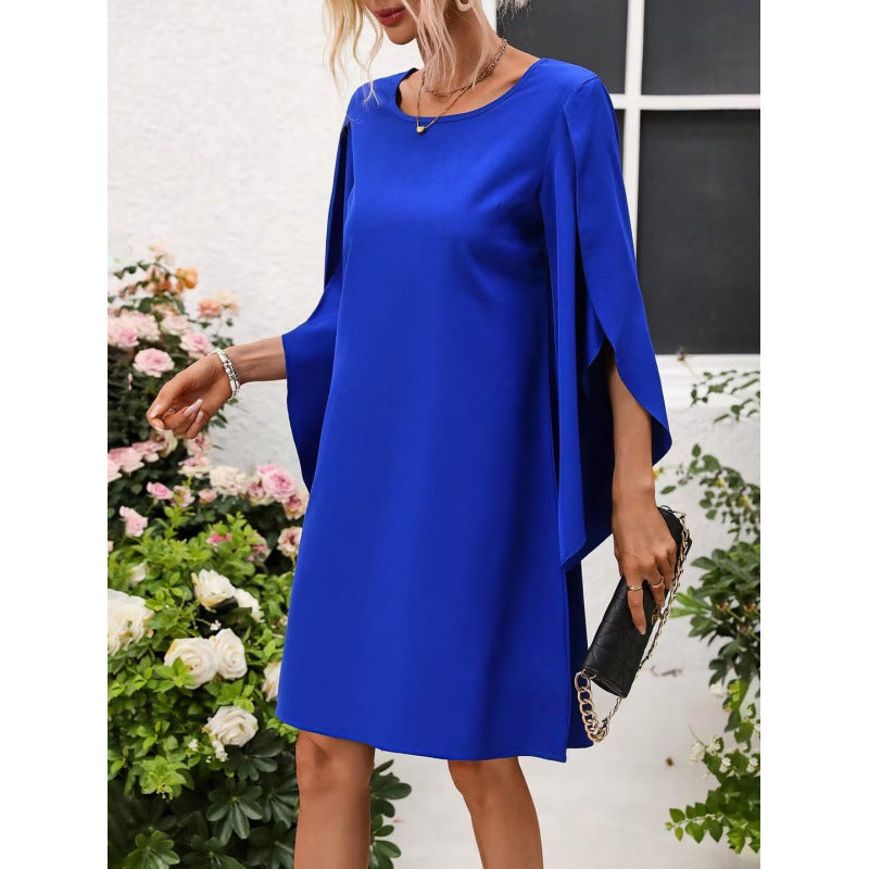 Dress cape woman with elegant sleeves Lune London