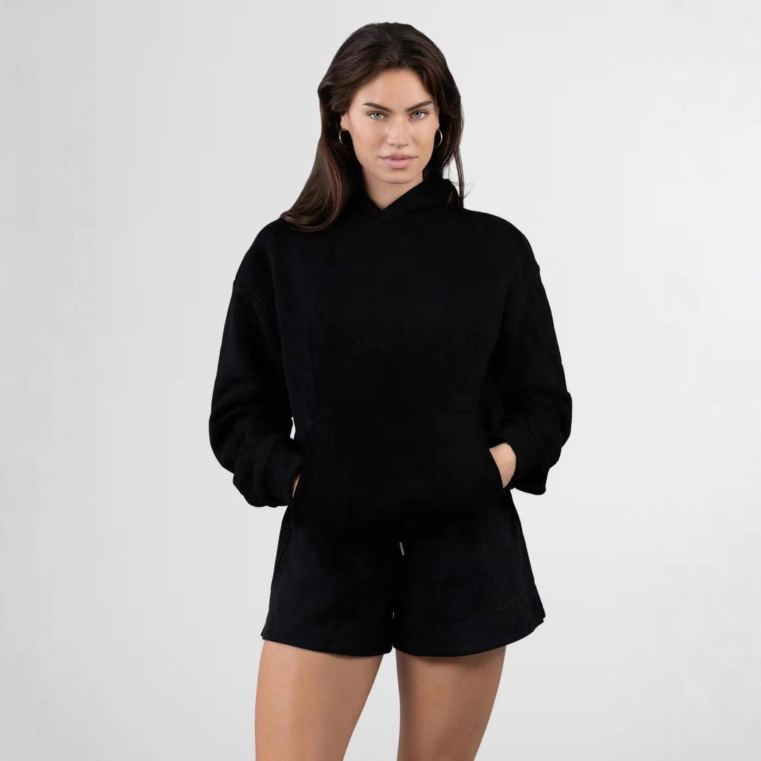 Ladies comfortable hoodie and shorts set Lune London