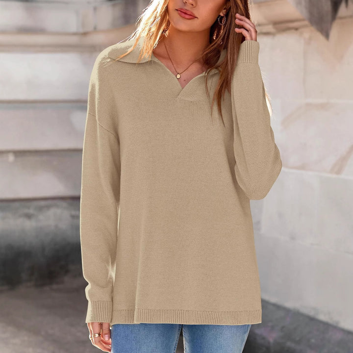 Lune London casual polo sweater for women