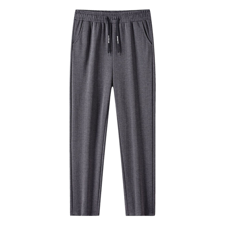 Men's joggers with herringbone pattern, elastic waistband, and drawstring Amarae