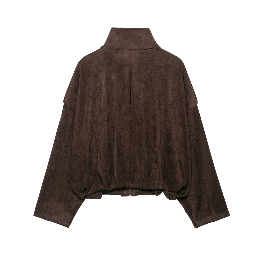Women Short Suede-look Field Jacket Amarae