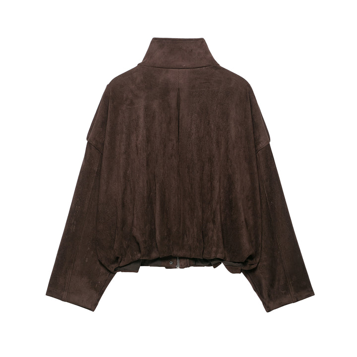 Women Short Suede-look Field Jacket Amarae