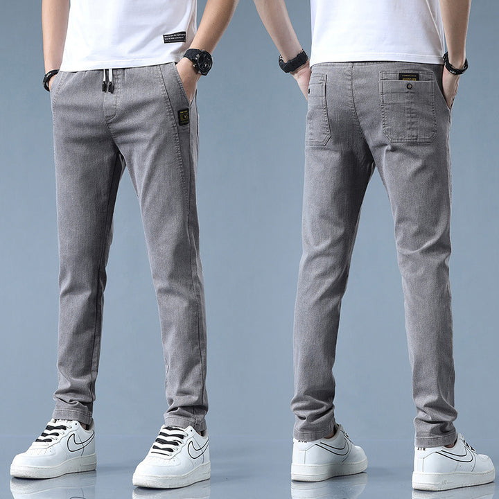 Stylish chino pants for men with adjustable waist and modern details Lune London