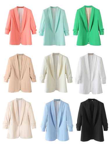 Oversized women's jacket without closure Amarae