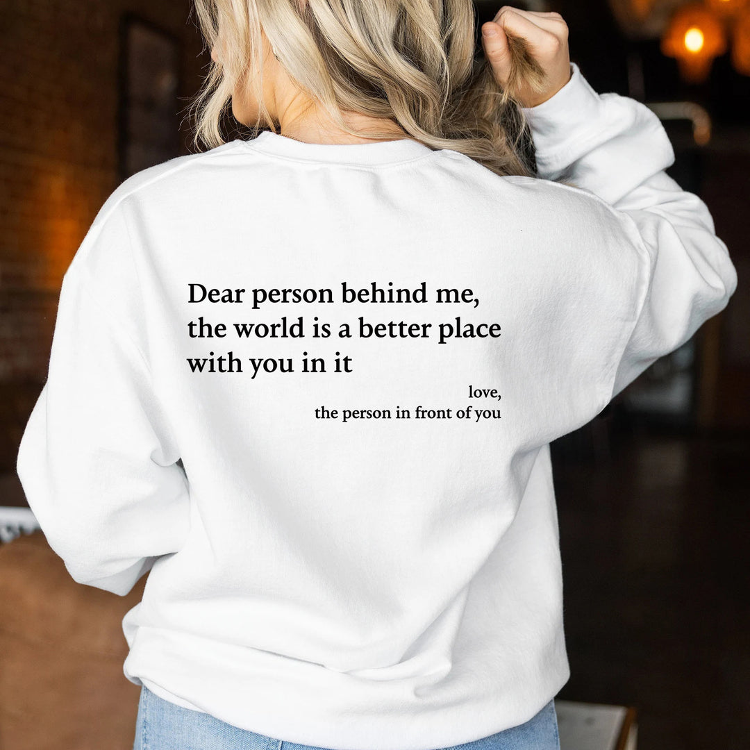 Women's sweatshirt with inspiring lettering Lune London