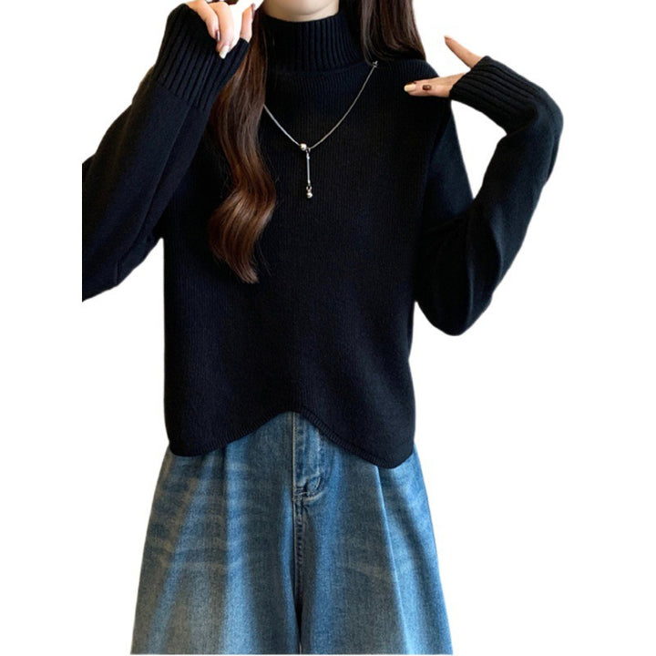 Pull col roulé élégant pour femme en coupe décontractée Chic & Stil