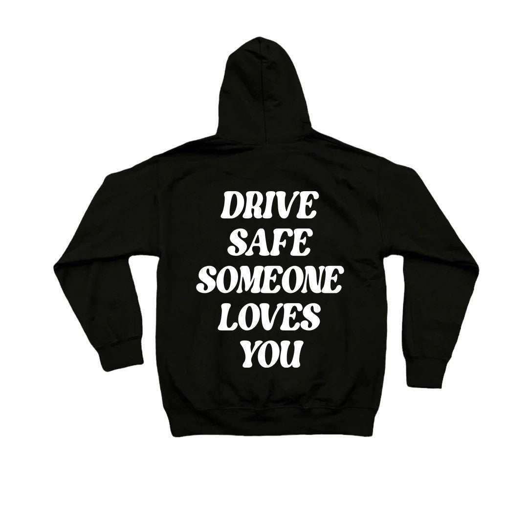Women's hoodie sweatshirt with inspiring lettering and casual fit Chic & Stil