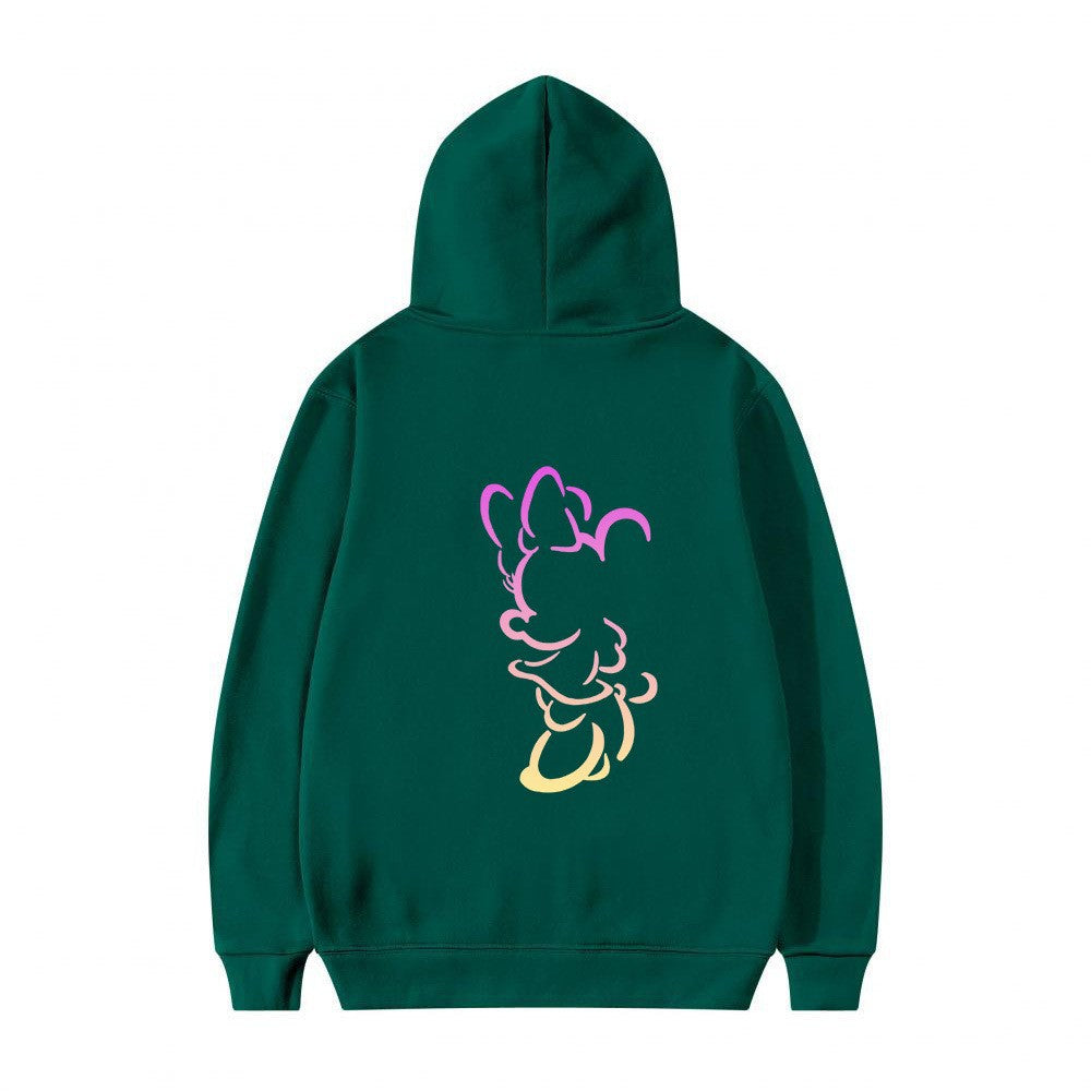 Women's hoodie with artistic cloud design and soft inner lining Chic & Stil