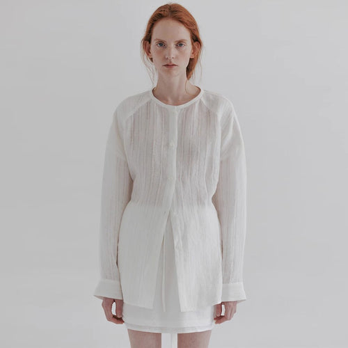 Chemises longues décontractées pour femmes avec structure fine Chic & Stil