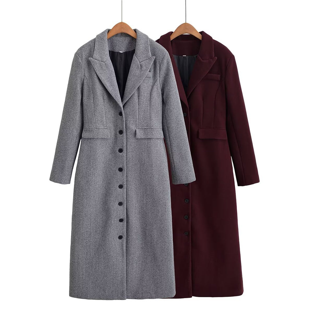 Amarae Elegant Boucle Coat for Ladies