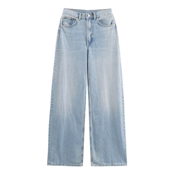Women's jeans with high waist and wide leg Amarae