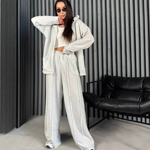 Women Comfortable and Stylish Jogging Set with Oversized Hoodie Amarae