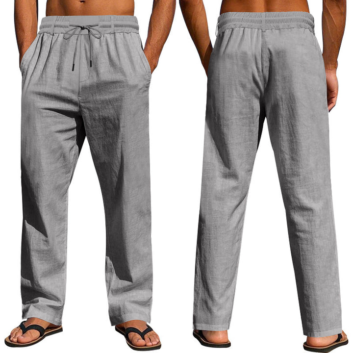 Men's casual pants with elastic waistband and side pockets Lune London