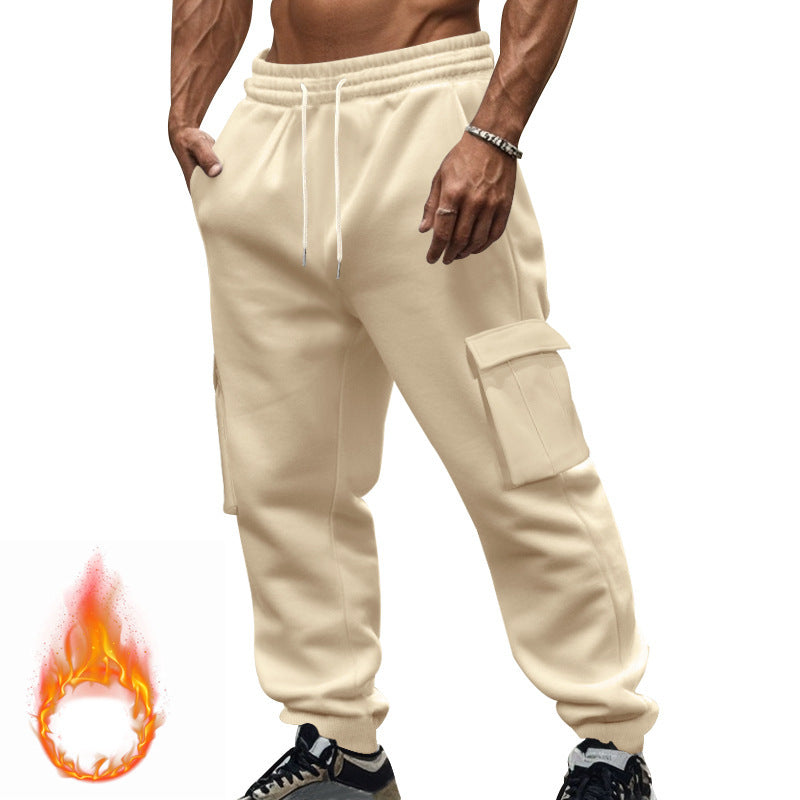 Cargo jogger pants for men with elastic waistband and practical pockets Lune London