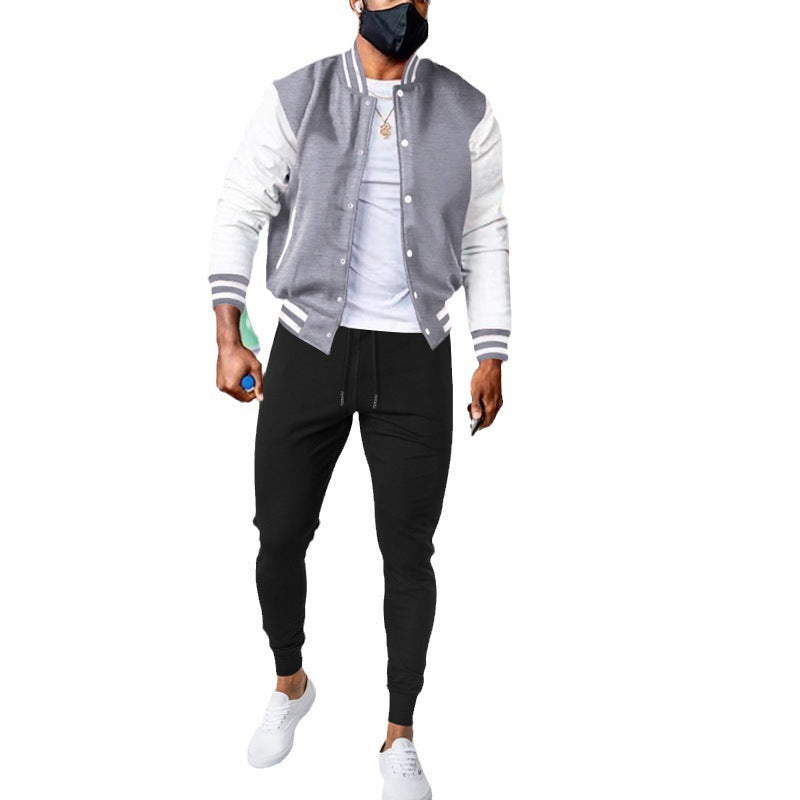 Sport college jacket for men with high-quality materials and elastic cuffs Lune London
