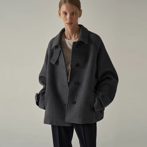 Veste en laine oversize pour femmes Chic & Stil