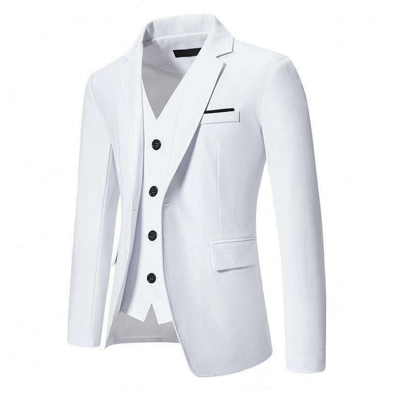 Elegant men's suit with blazer, vest, and pants Lune London