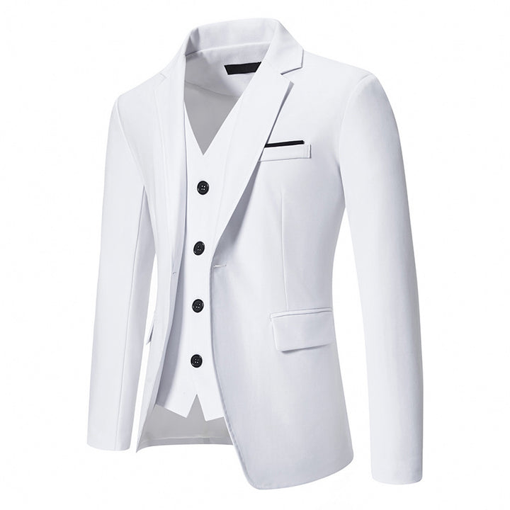 Elegant men's suit with blazer, vest, and pants Lune London
