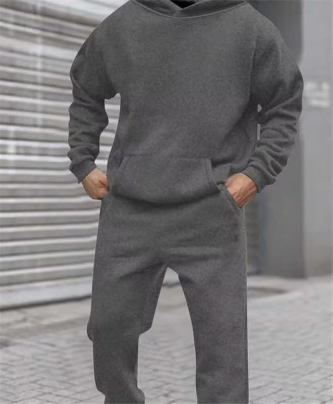 Men's casual hoodie tracksuit with oversized fit and practical pockets Lune London