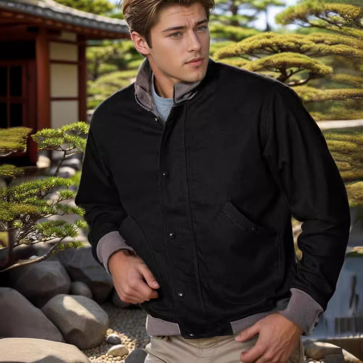 Elegant transition jacket for men with two pockets Amarae