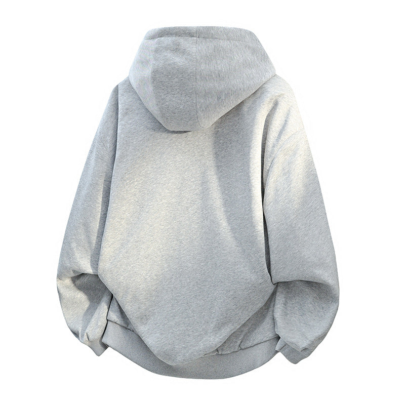 Oversized women's hoodie jacket with double fleece lining and side pockets Lune London