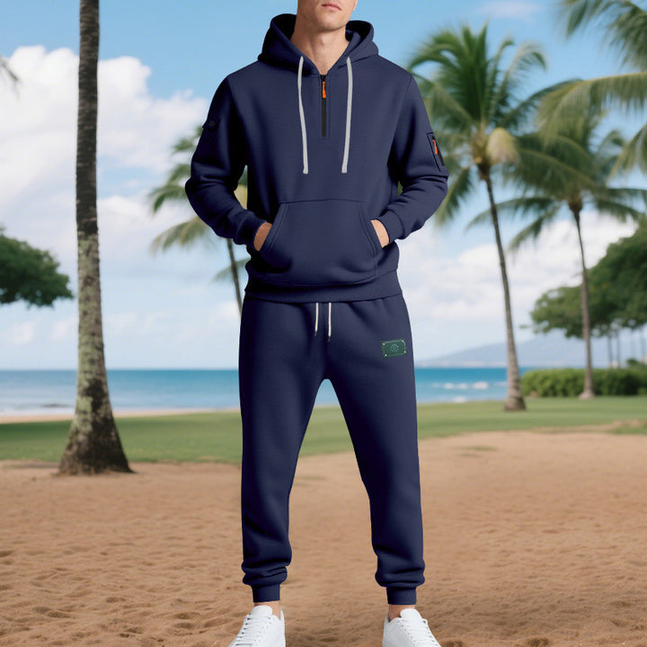 Men's sweatshirt set with practical pockets and drawstring Lune London
