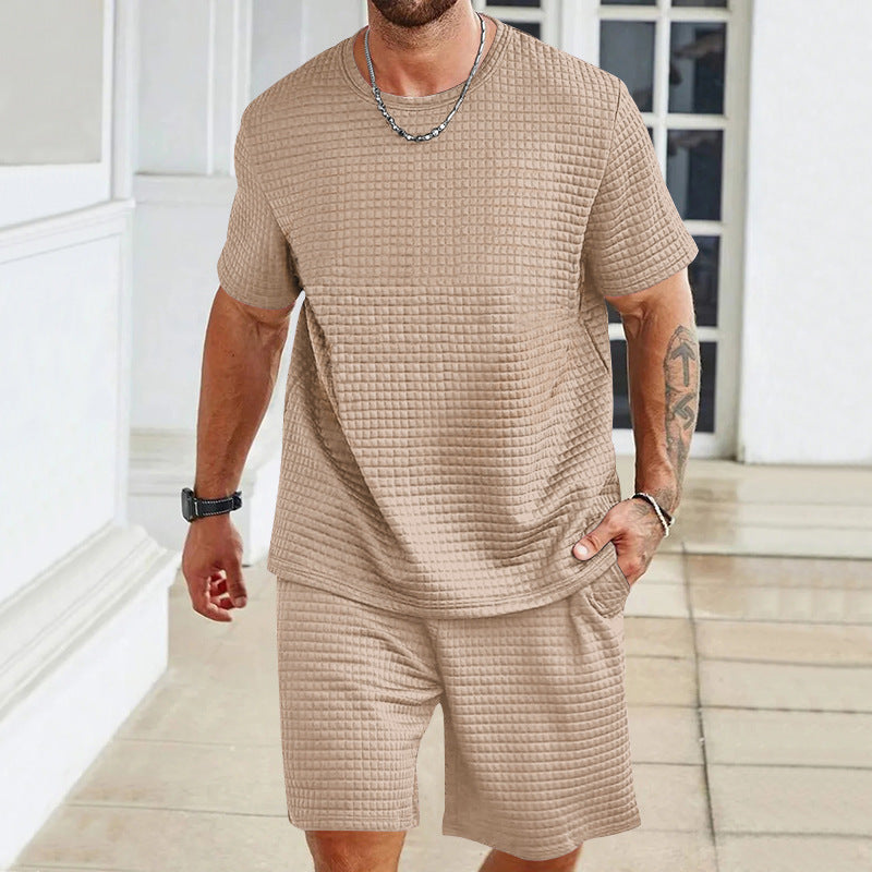 Casual short sleeve t-shirt and shorts set Lune London for men