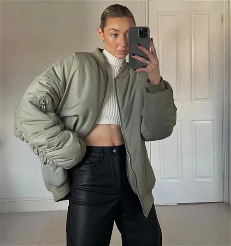Ladies Oversize-Chic Down Jacket and Style