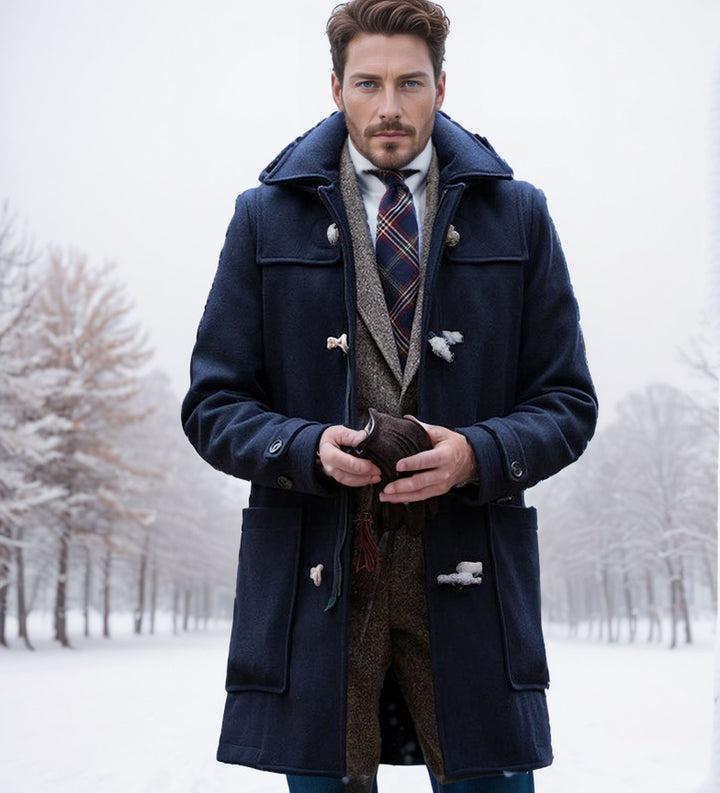 Elegant duffle coat for men with classic design Amarae