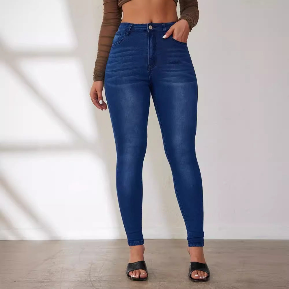 High-waisted skinny jeans for women with a fitted cut Lune London
