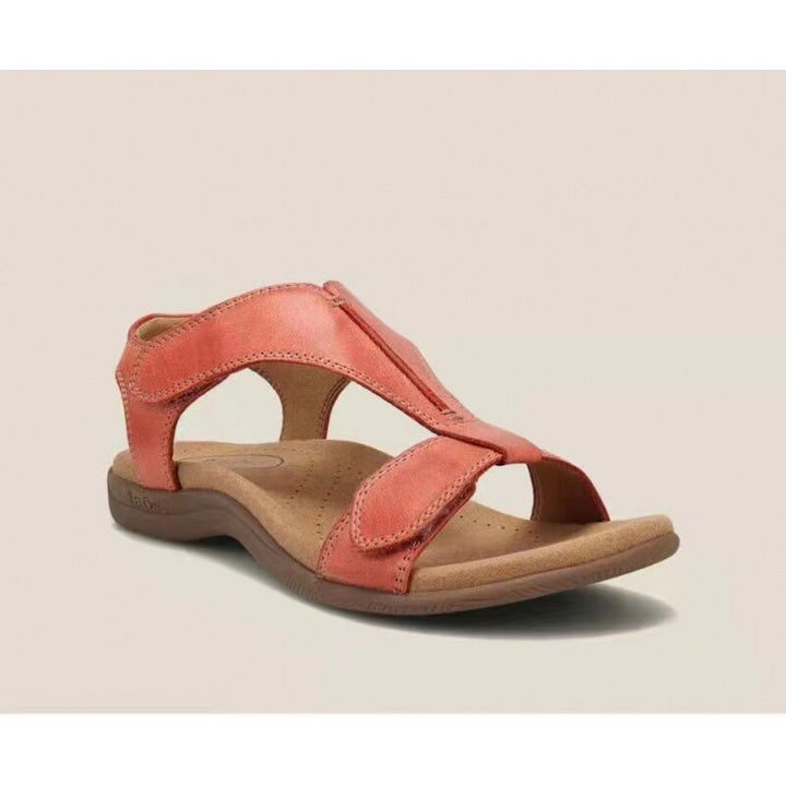 Comfortable strap sandals for ladies with elastic inserts Lune London