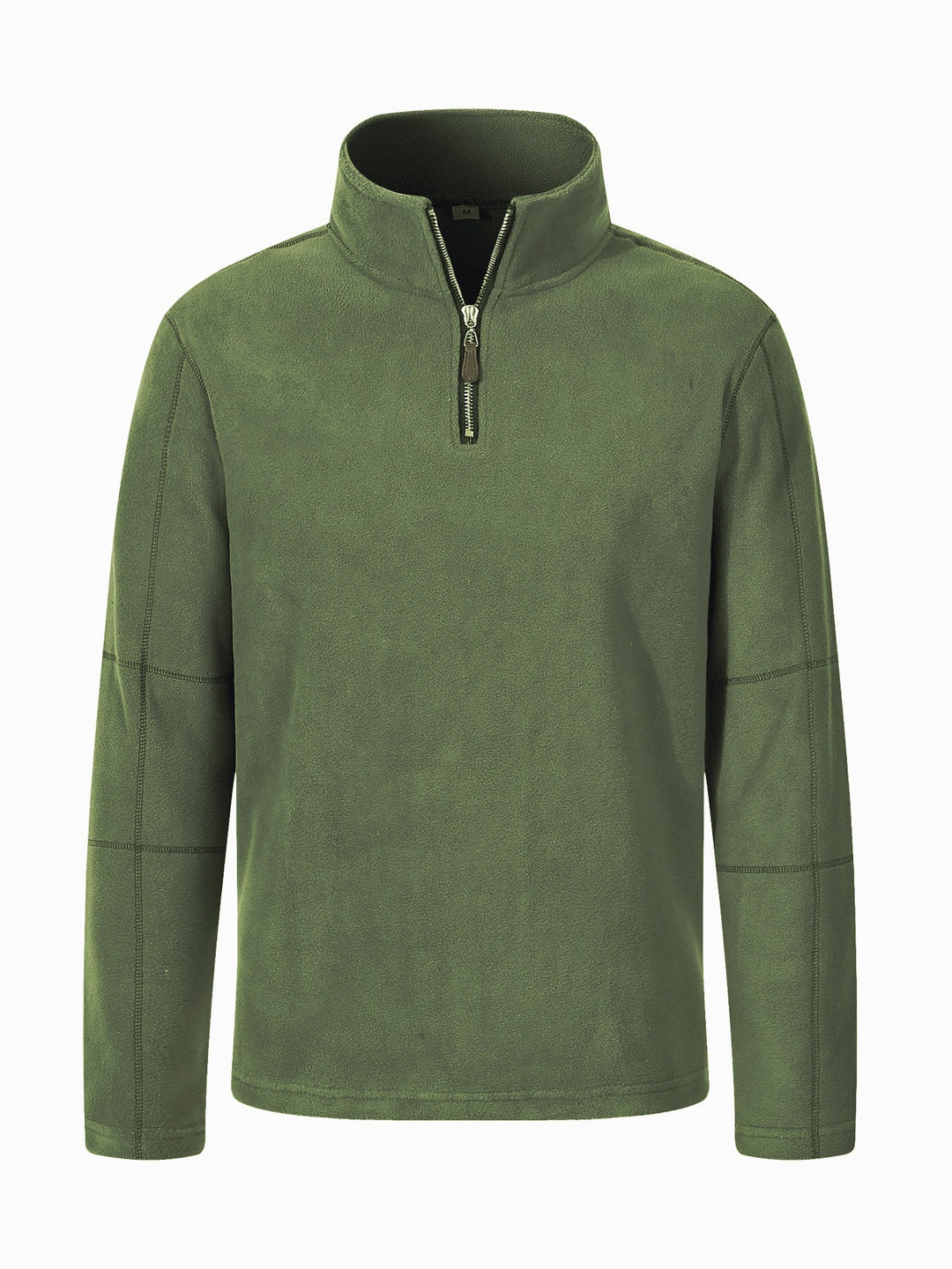 Men's fleece jacket with high collar and practical zipper Lune London