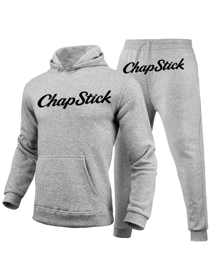 Women's hoodie and jogger set with modern inscription Amarae