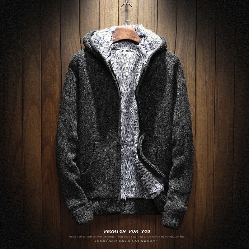 Amarae | Men's Cozy Hoodie Jacket with Soft Inner Lining and Side Pockets