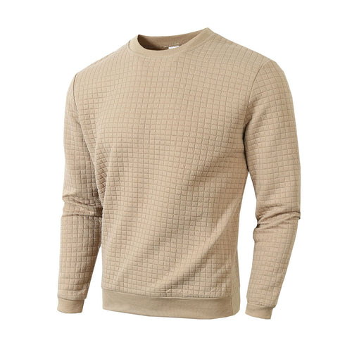 Men's sweater with textured design and round neckline Amarae