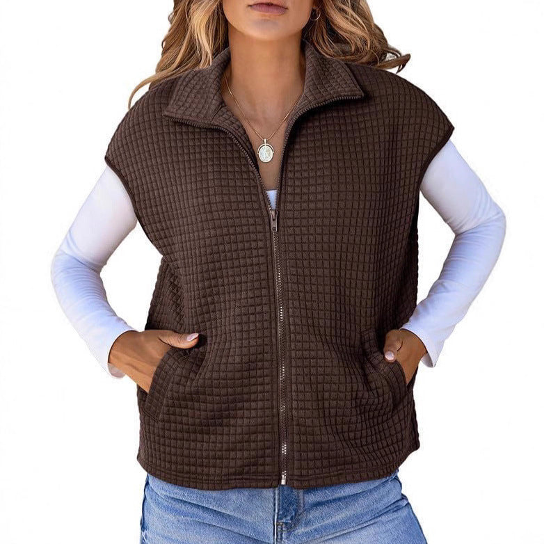 Quilted vest for women with a comfortable cut Lune London