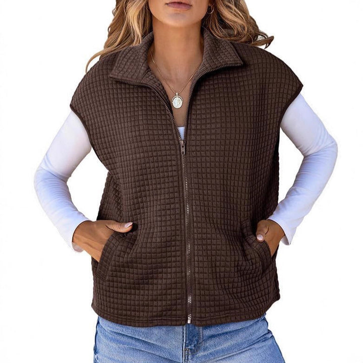 Quilted vest for women with a comfortable cut Lune London