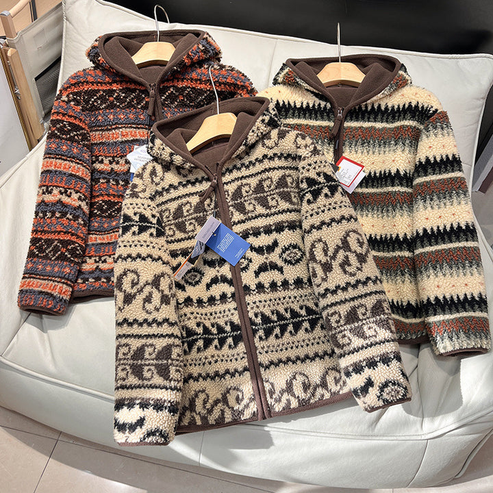Veste en polaire confortable pour femmes avec motif tendance Chic & Stil