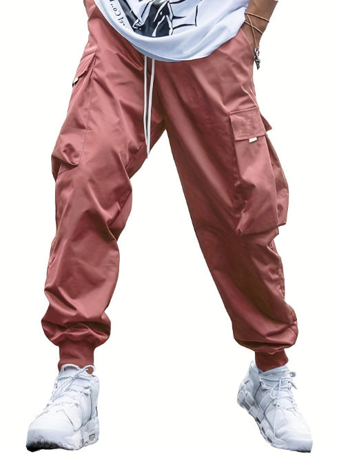 Casual utility pants for men with practical pockets and elastic waist Lune London
