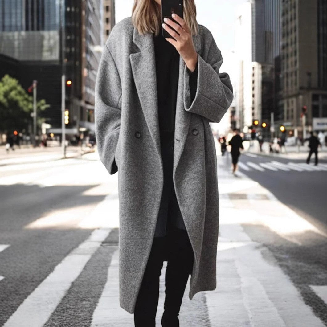 Women's Oversized Wool Coat Amarae