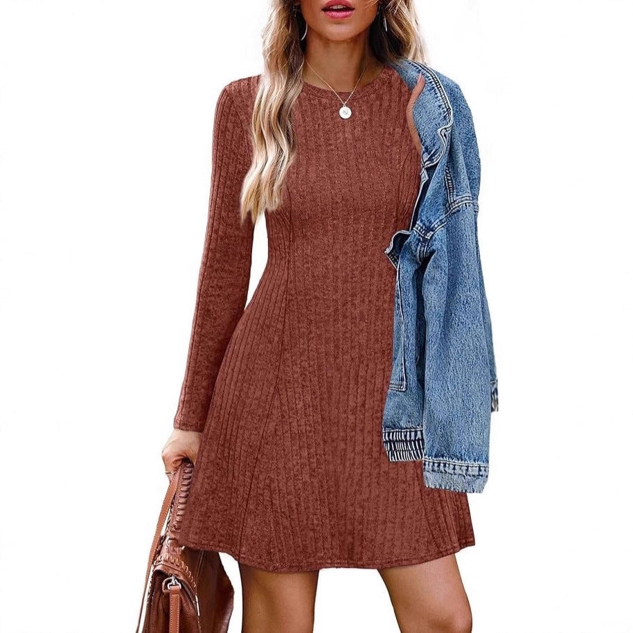 Robe en tricot décontractée pour femmes Chic & Stil