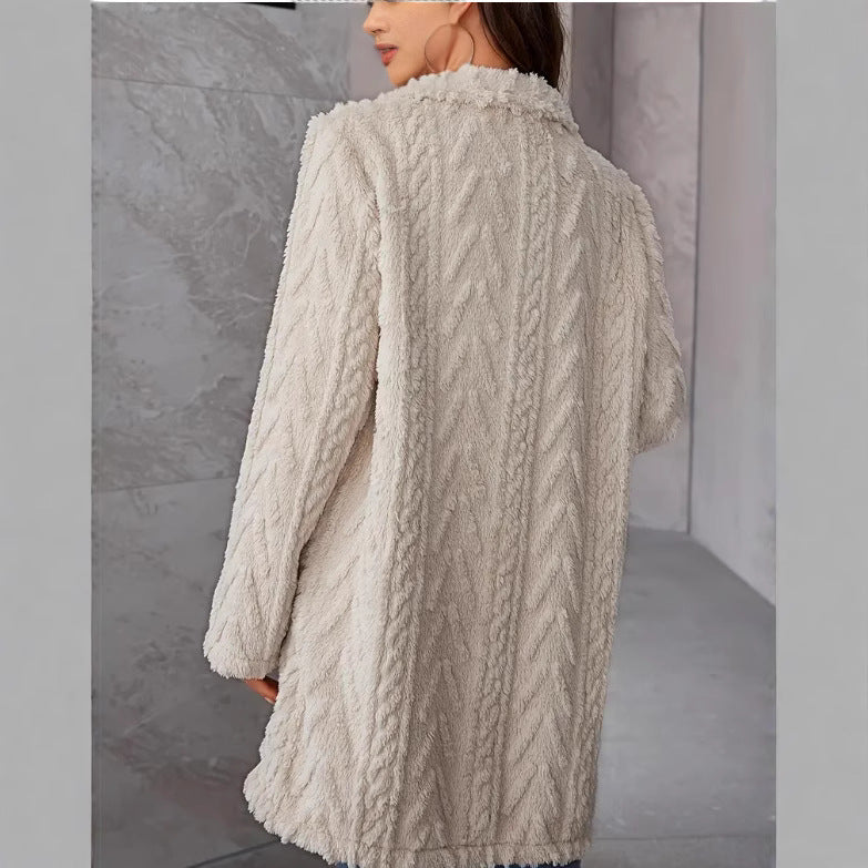 Women Comfortable Plush Coat Amarae