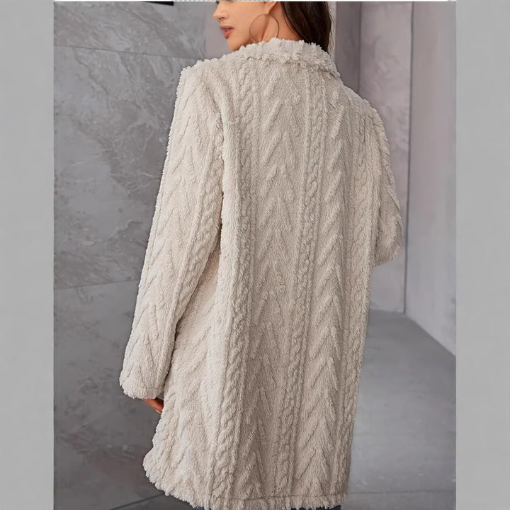 Women Comfortable Plush Coat Amarae